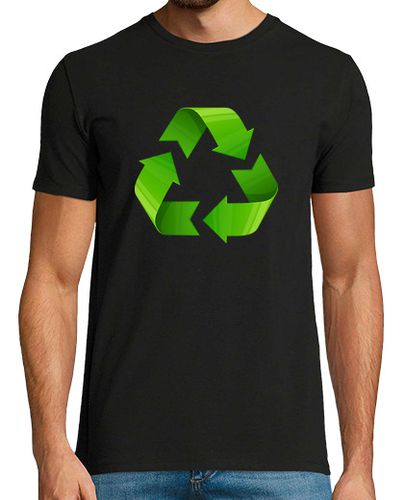 Camiseta símbolo reciclable icono humor - latostadora.com - Modalova