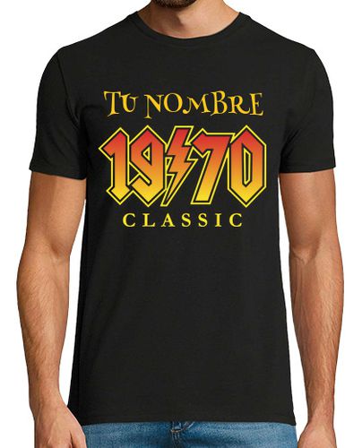 Camiseta 1970 Classic Vintage Rock 50 Cumpleaños Personalizado - latostadora.com - Modalova