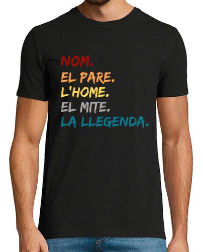 Camiseta nom personalitzat - pare home mite lleg - latostadora.com - Modalova