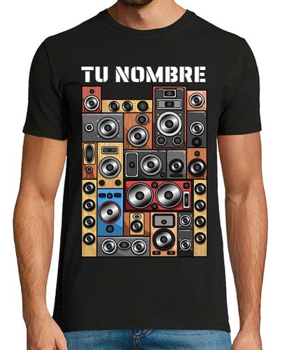 Camiseta Audio Altavoces Música DJ Sonido Personalizado - latostadora.com - Modalova