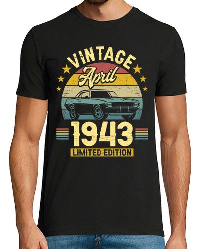 Camiseta Nacido En Abril 1943 80 Años Cumpleaños - latostadora.com - Modalova