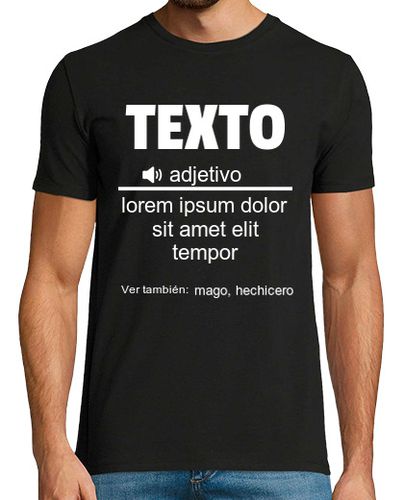 Camiseta Definición Texto Personalizado Regalo Día Del Padre - latostadora.com - Modalova