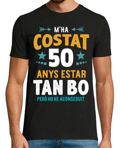 Camiseta M Ha Costat Estar Tan Bo Personalizado Regalo Cumpleaños Aniversari En Català - latostadora.com - Modalova