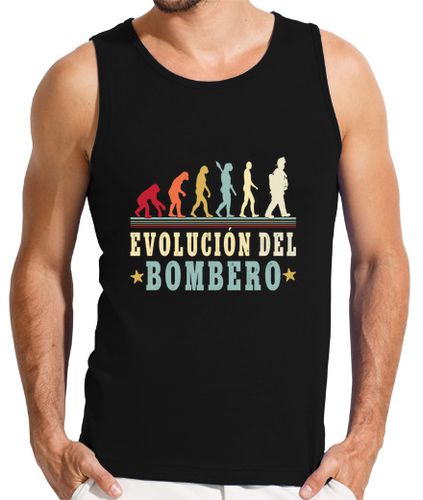 Camiseta Evolucion del Bombero Cumpleanos - latostadora.com - Modalova