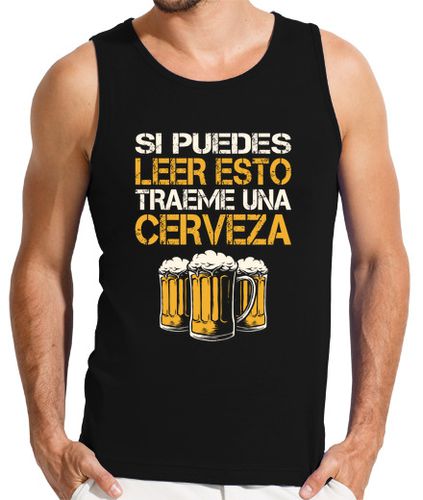 Camiseta Si Puedes Leer Esto Traeme Una Cerveza - latostadora.com - Modalova