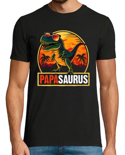 Camiseta Papasaurus Papá Dinosaurio Día Del Padre Regalo Día Del Padre laTostadora - latostadora.com - Modalova