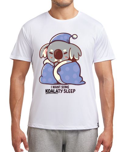 Camiseta deportiva quiero dormir un poco de koalaty - camisa deportiva - latostadora.com - Modalova