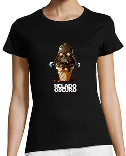 Camiseta mujer Helado Oscuro - latostadora.com - Modalova