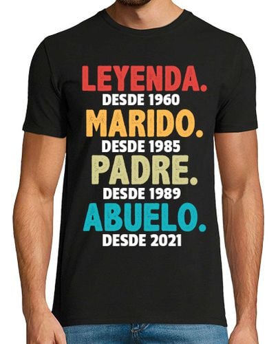Camiseta Leyenda Padre Abuelo Regalo Día Del Padre Personalizado - latostadora.com - Modalova