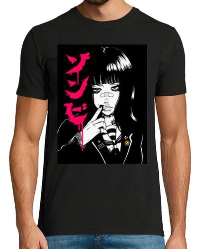 Camiseta Hombre Manga Corta onda de vapor genial chica japonesa est laTostadora - latostadora.com - Modalova