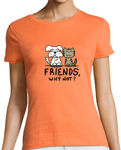 Camiseta mujer Friends, why not? - latostadora.com - Modalova