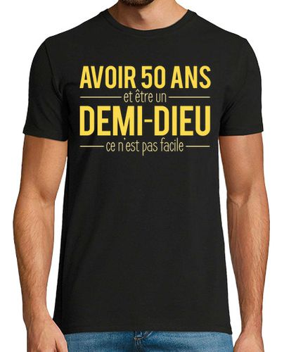 Camiseta Hombre Manga Corta idea de regalo de humor de 50 cumpleaño laTostadora - latostadora.com - Modalova