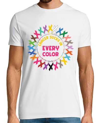 Camiseta el cáncer chupa todos los colores - latostadora.com - Modalova