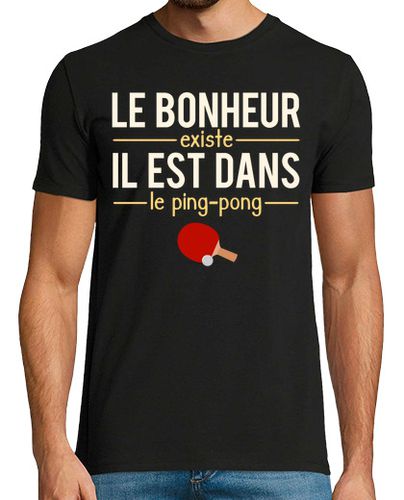 Camiseta felicidad ping pong deporte humor - latostadora.com - Modalova