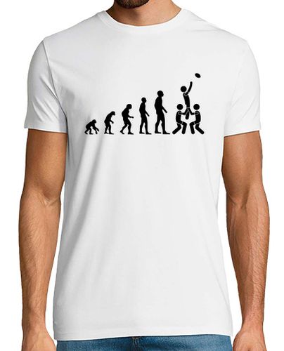 Camiseta evolución rugby hombre graciosas humor - latostadora.com - Modalova