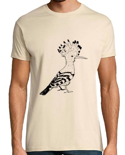Camiseta abubilla dibujo en blanco y negro, ornitólogo - latostadora.com - Modalova
