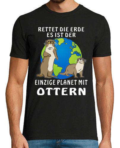Camiseta planeta tierra con nutria - latostadora.com - Modalova
