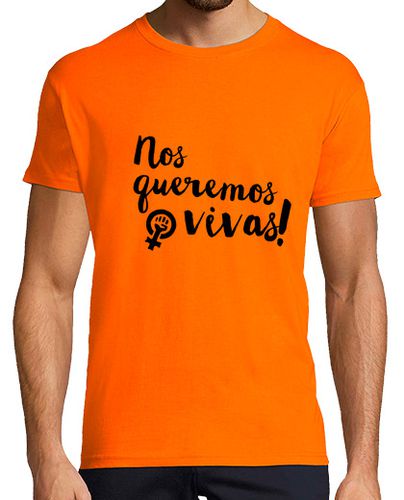 Camiseta Nos queremos vivas! (letras negras) - latostadora.com - Modalova