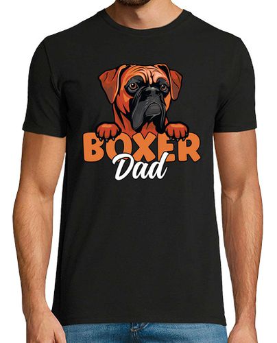 Camiseta Hombre Manga Corta papá boxeador amante de los perros perro boxer padre dueño del perro boxer laTostadora - latostadora.com - Modalova