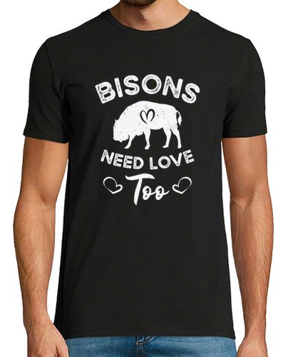 Camiseta World Wildlife Day Retro Bison Wildlife Animal Conservation - latostadora.com - Modalova