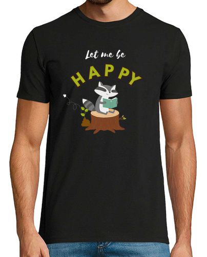 Camiseta déjame ser feliz pooh y mapache - latostadora.com - Modalova