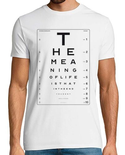 Camiseta Hombre Manga Corta The meaning of life laTostadora - latostadora.com - Modalova