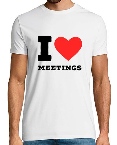 Camiseta Amo las reuniones - latostadora.com - Modalova