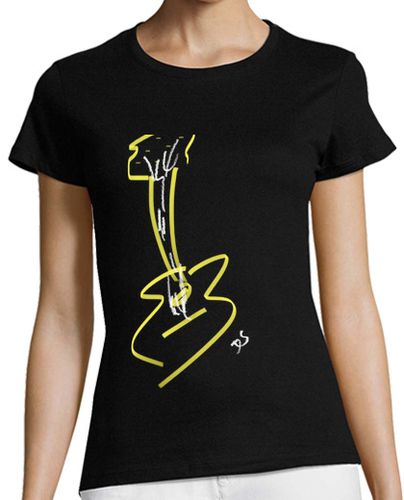 Camiseta mujer Dobemola Yellow Guitar - latostadora.com - Modalova