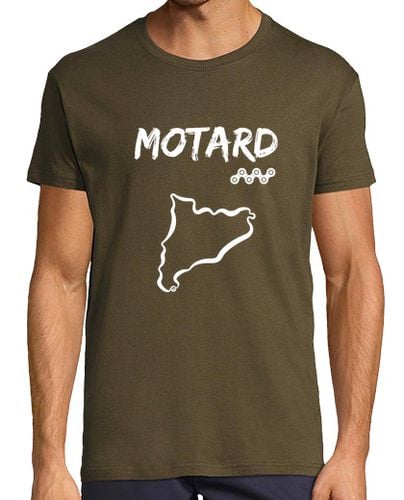 Camiseta Hombre Manga Corta Samarreta Home Motard 2 lletres blanques laTostadora - latostadora.com - Modalova