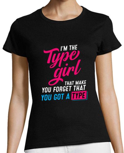 Camiseta mujer Type Girl 2 - Blackpink - Camiseta Mujer - latostadora.com - Modalova