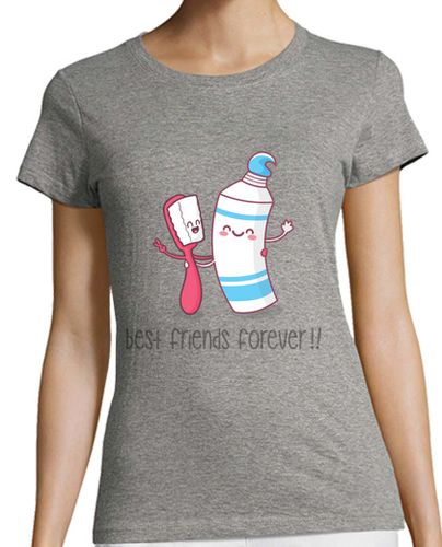 Camiseta Mujer Manga Corta Friends forever!!! laTostadora - latostadora.com - Modalova