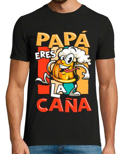 Camiseta Papá Eres La Caña Cerveza Regalo Día Del Padre - latostadora.com - Modalova