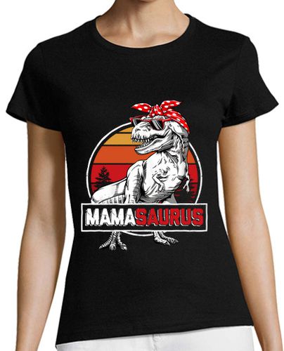 Camiseta mujer Mama Saurus Día De La Madre Regalo Día De La Madre laTostadora - latostadora.com - Modalova