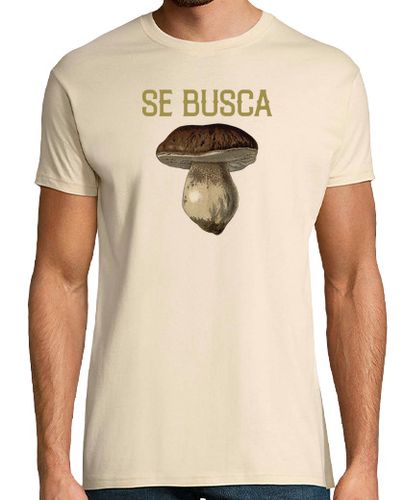 Camiseta Hombre Manga Corta Se busca. Camiseta para amantes de las setas. laTostadora - latostadora.com - Modalova