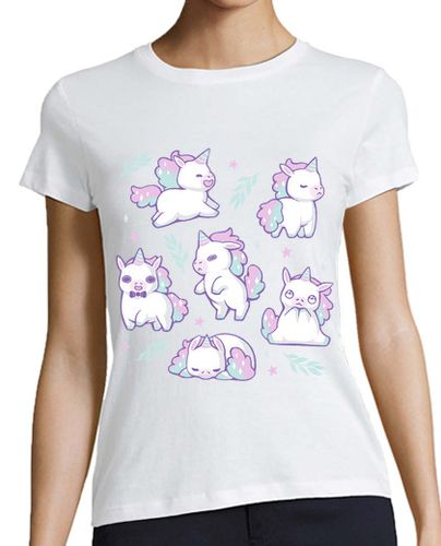 Camiseta mujer unicornios gorditos - latostadora.com - Modalova