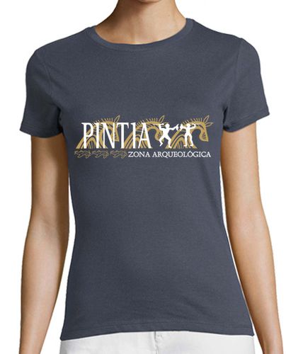 Camiseta mujer Pintia n.º 3, para fondo oscuro - latostadora.com - Modalova