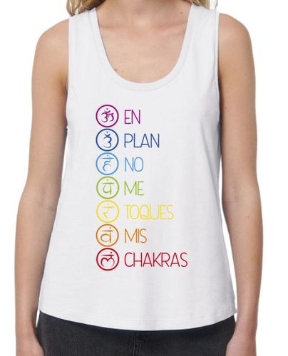 Camiseta mujer En Plan No me toques los Chakras laTostadora - latostadora.com - Modalova