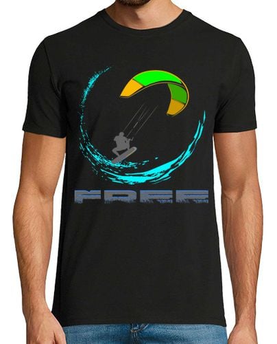 Camiseta Hombre Manga Corta Diseño 3117579, kitesurf laTostadora - latostadora.com - Modalova