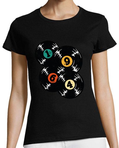 Camiseta Mujer Manga Corta 1964 Musica laTostadora - latostadora.com - Modalova