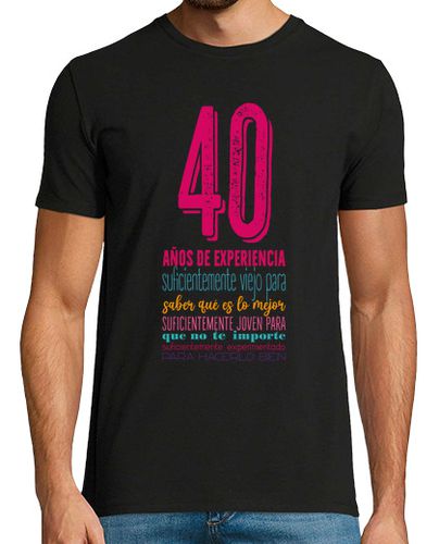 Camiseta 40 AÑOS DE EXPERIENCIA HOMBRE - latostadora.com - Modalova