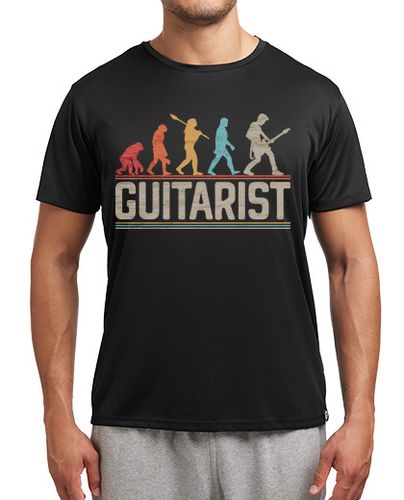 Camiseta deportiva evolución del guitarrista evolución de - latostadora.com - Modalova