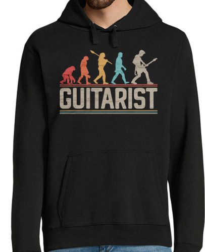 Sudadera Con Capucha Para Hombre evolución del guitarrista evolución de laTostadora - latostadora.com - Modalova