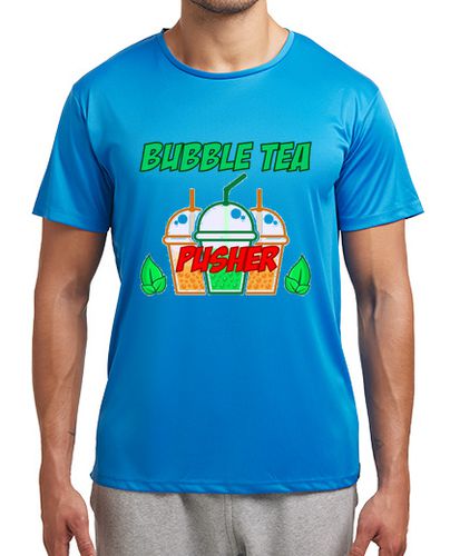 Camiseta deportiva empujador de té de burbujas - latostadora.com - Modalova