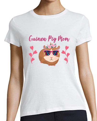 Camiseta mujer Guinea Pig Mom Guinea Pig - latostadora.com - Modalova