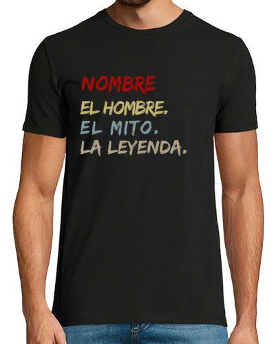 Camiseta Hombre Manga Corta El hombre el mito la leyenda laTostadora - latostadora.com - Modalova