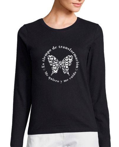 Camiseta mujer Mariposa transformación y crecimiento laTostadora - latostadora.com - Modalova