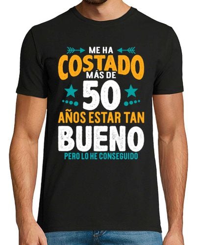 Camiseta Hombre Manga Corta Me ha costado más de 50 años Regalo 50 Cumpleaños laTostadora - latostadora.com - Modalova