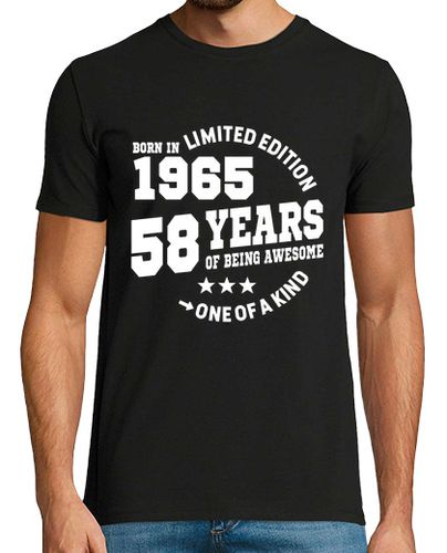Camiseta 58 años - 1965 cumpleaños - latostadora.com - Modalova