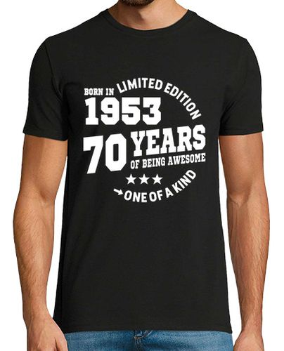 Camiseta 70 años - 1953 cumpleaños - latostadora.com - Modalova