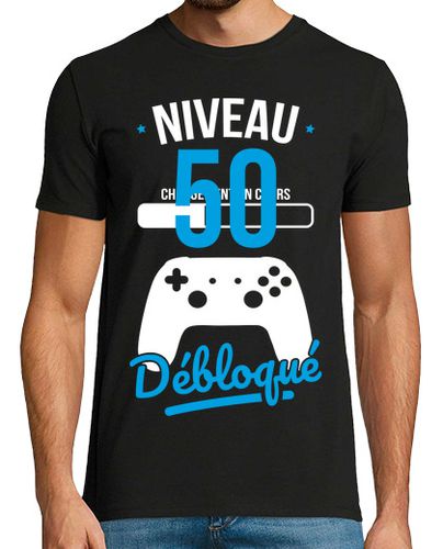 Camiseta cumpleaños 50 años jugador nivel 50 - latostadora.com - Modalova